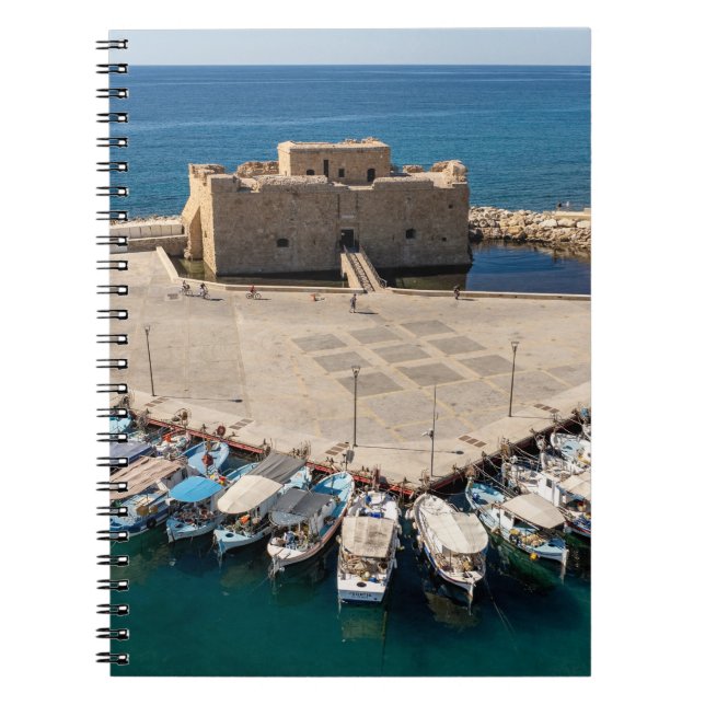 Paphos Castle & Harbor - original photograph Notebook (Front)
