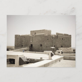 paphos castle postcard