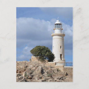 Paphos Cyprus Lighthouse Postcard