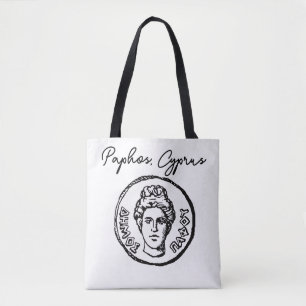 Paphos, Cyprus logo Tote Bag