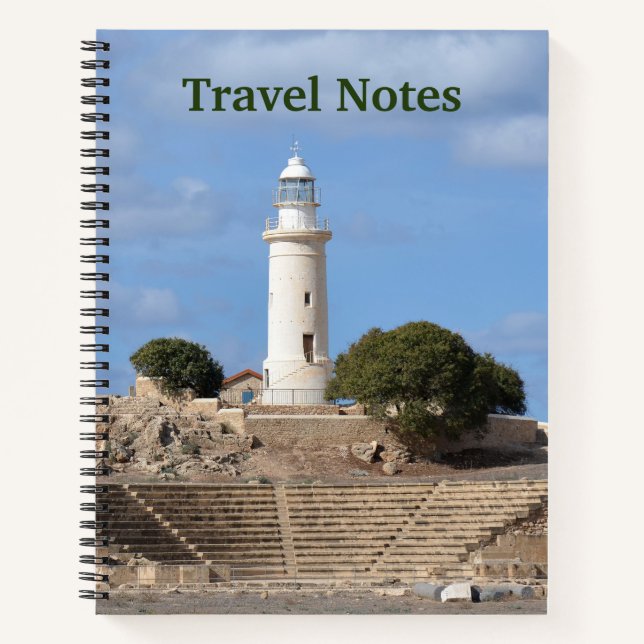 Paphos Cyprus Travel Journal Notebook (Front)