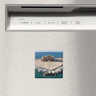 Paphos Life Logo on Castle Magnet