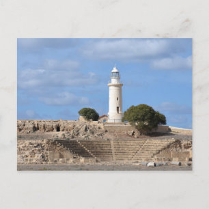 Paphos Lighthouse and Archaeological Site Postcard