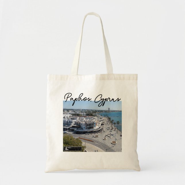 Paphos Seafront drone view 2 Tote Bag (Front)