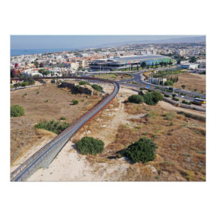 Paphos walkway and Kings Avenue Mall Poster