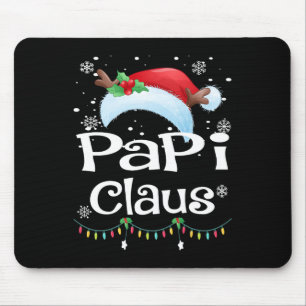 Papi Claus Santa Christmas Matching Family Pajama Mouse Pad