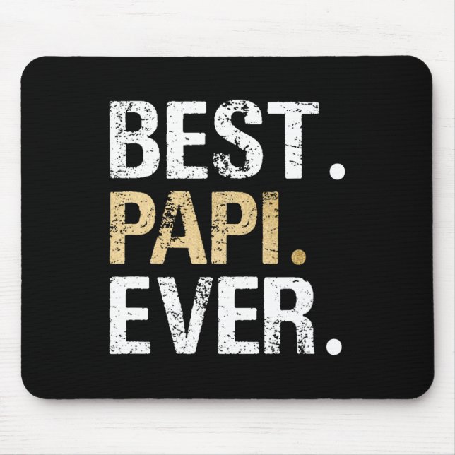 Papi Gift From Granddaughter Grandson Best Papi  Mouse Pad (Front)