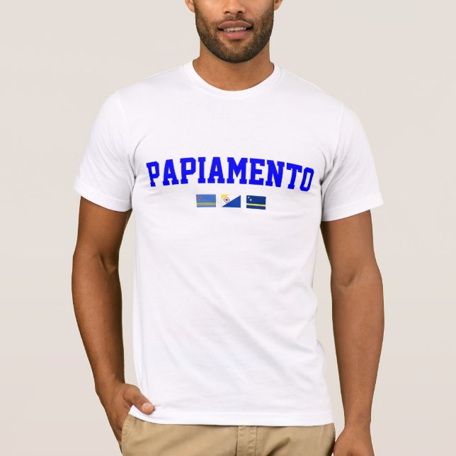 Papiamento Basic American S - 3XL T-Shirt (Front)