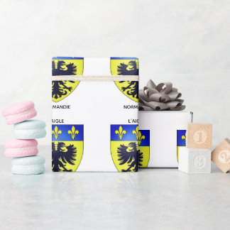 Papier cadeau blason de L'Aigle en Normandie Wrapping Paper