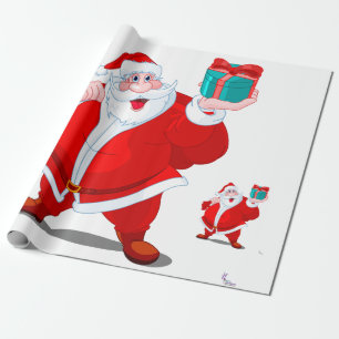 Papier Cadeau Jolies ornements Gants Cadeaux Étoil Wrapping Paper