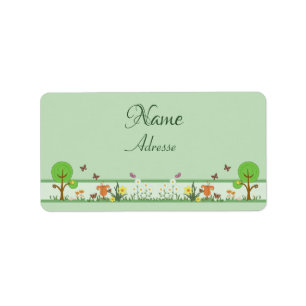 Papierfrühling label