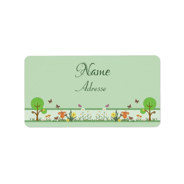 Papierfrühling  label (Front)