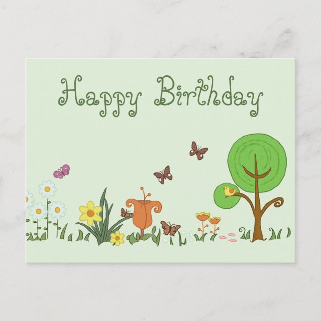 Papierfrühling Postcard (Front)