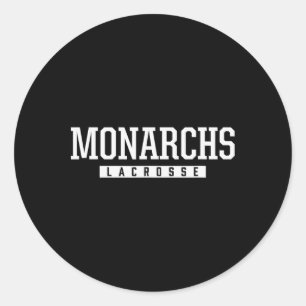 Papillion-la Vista Monarchs Lacrosse Hs Classic Round Sticker