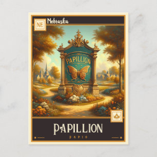 Papillion, Nebraska Vintage Postcard