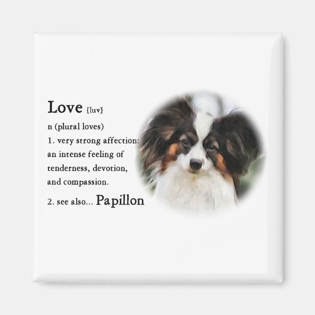 Papillon Art Gifts Magnet (Front)