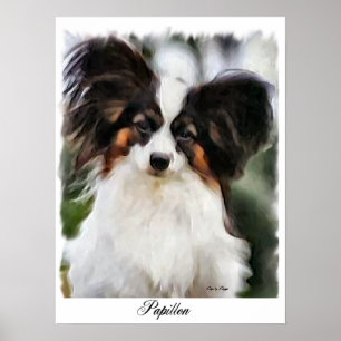 Papillon Art Print