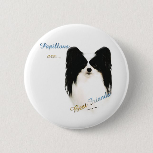 Papillon Best Friend 2 - Button (Front)