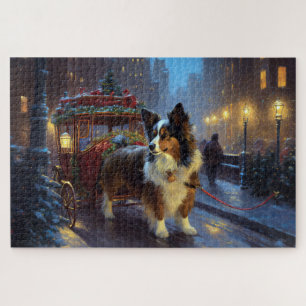 Papillon Christmas Festive Season Jigsaw Puzzle