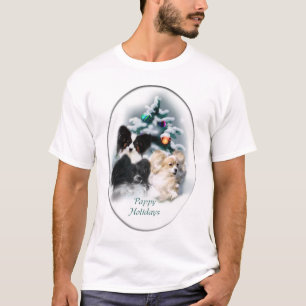 Papillon Christmas Gifts T-Shirt