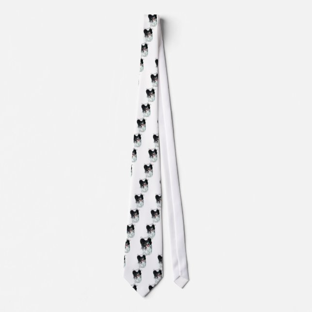 Papillon Dad 2 Tie (Front)