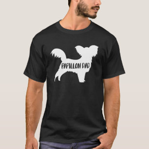 Papillon Dad Funny Papillon Owner Dog Dad T-Shirt