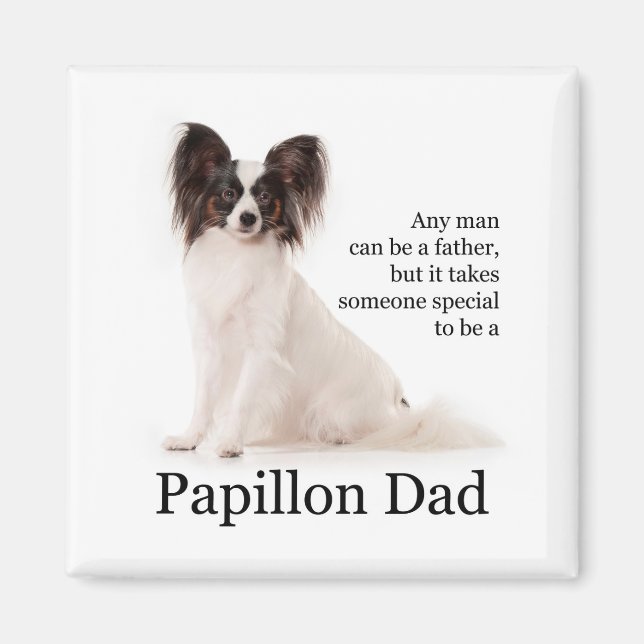 Papillon Dad Magnet (Front)