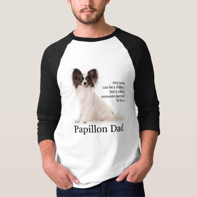 Papillon Dad T-Shirt (Front)