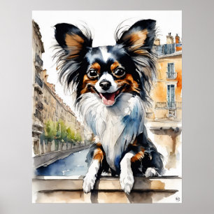 Papillon - Dog Art Print
