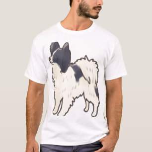 Papillon dog Delight � Cute Animal Art T-Shirt