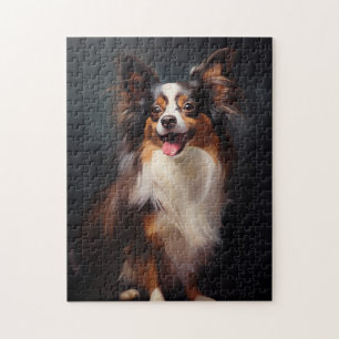 Papillon dog jigsaw puzzle