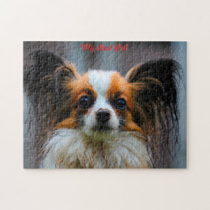 Papillon Dog. Jigsaw Puzzle