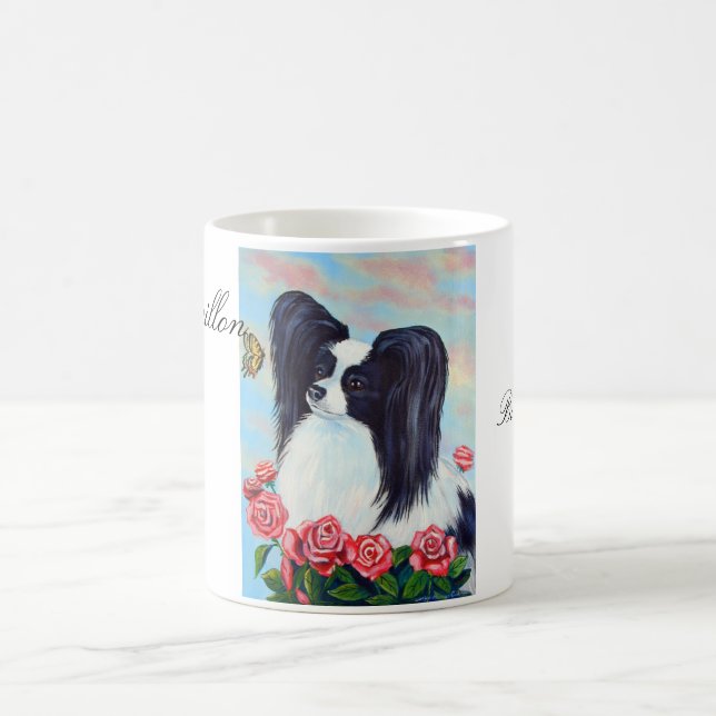 Papillon Dog Mug (Center)