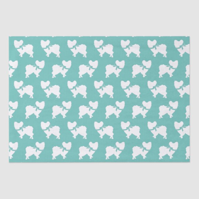 Papillon Dog Puppy Tissue Paper (Front)