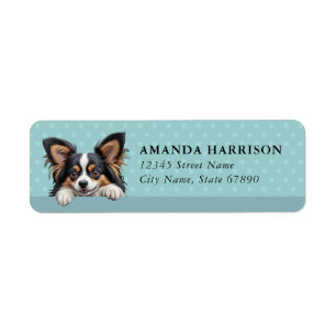 Papillon Dog Return Address Labels