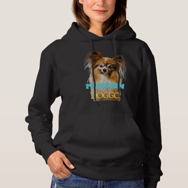 Papillon Doggo Hoodie (Front)
