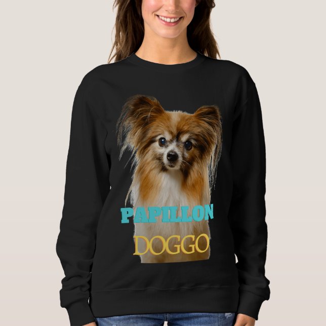 Papillon Doggo Sweatshirt (Front)