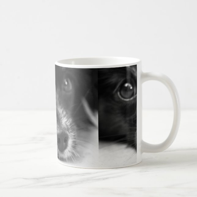 papillon face coffee mug (Right)