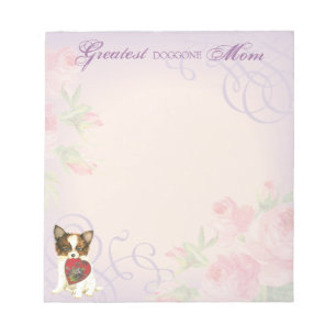 Papillon Heart Mum Notepad