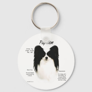 Papillon History Design Key Ring