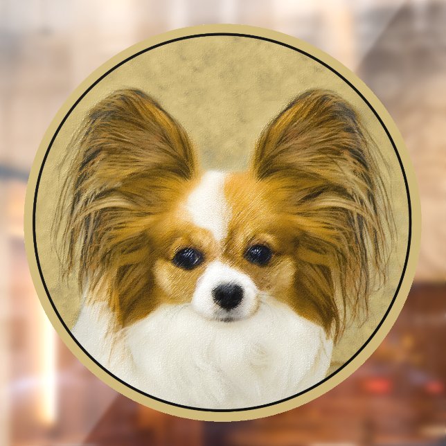 Papillon (Hound Tri) Painting - Original Dog Art (Sheet 2)