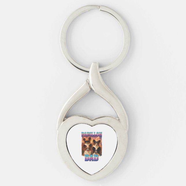 Papillon Key Ring (Front)