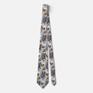 Papillon Let It Snow Christmas  Tie