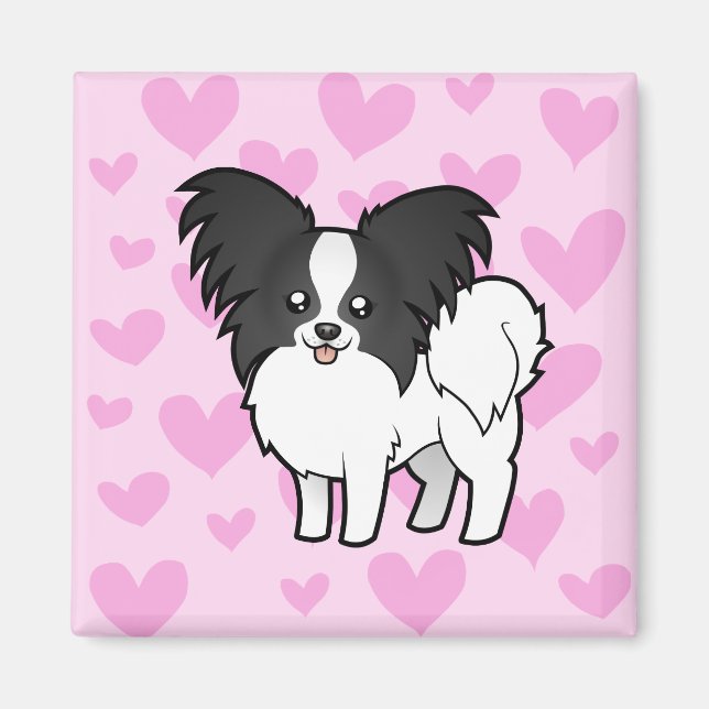 Papillon Love Magnet (Front)