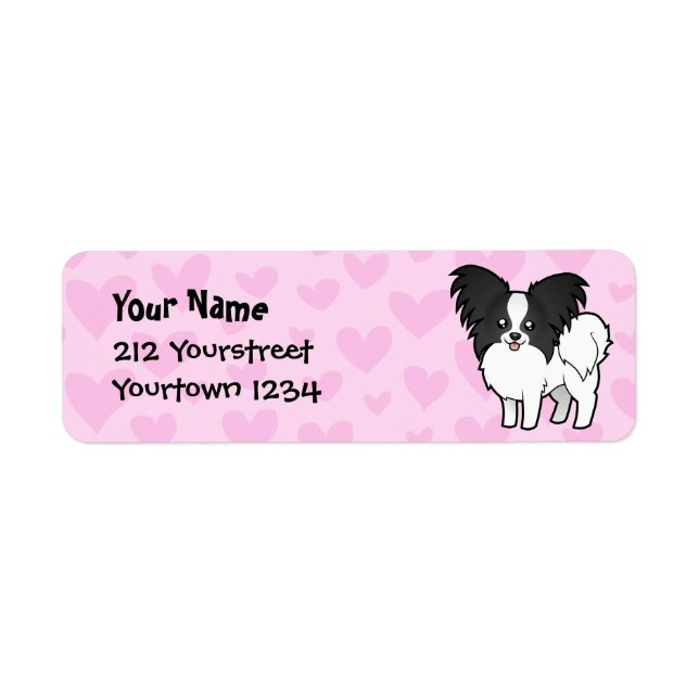 Papillon Love Return Address Label (Front)