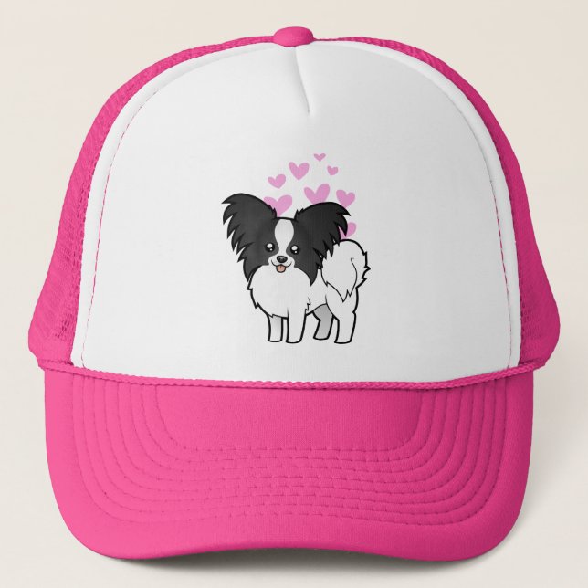 Papillon Love Trucker Hat (Front)