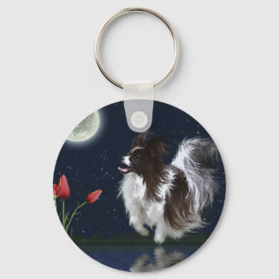 "PAPILLON MAGIC"  Key-chain Key Ring