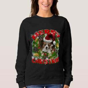 Papillon Merry Christmas For Dog Mum Dog Dad Sweatshirt