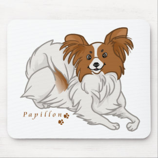 papillon mouse pad