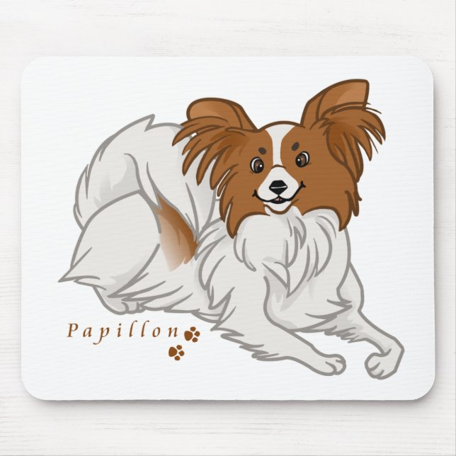 papillon mouse pad (Front)
